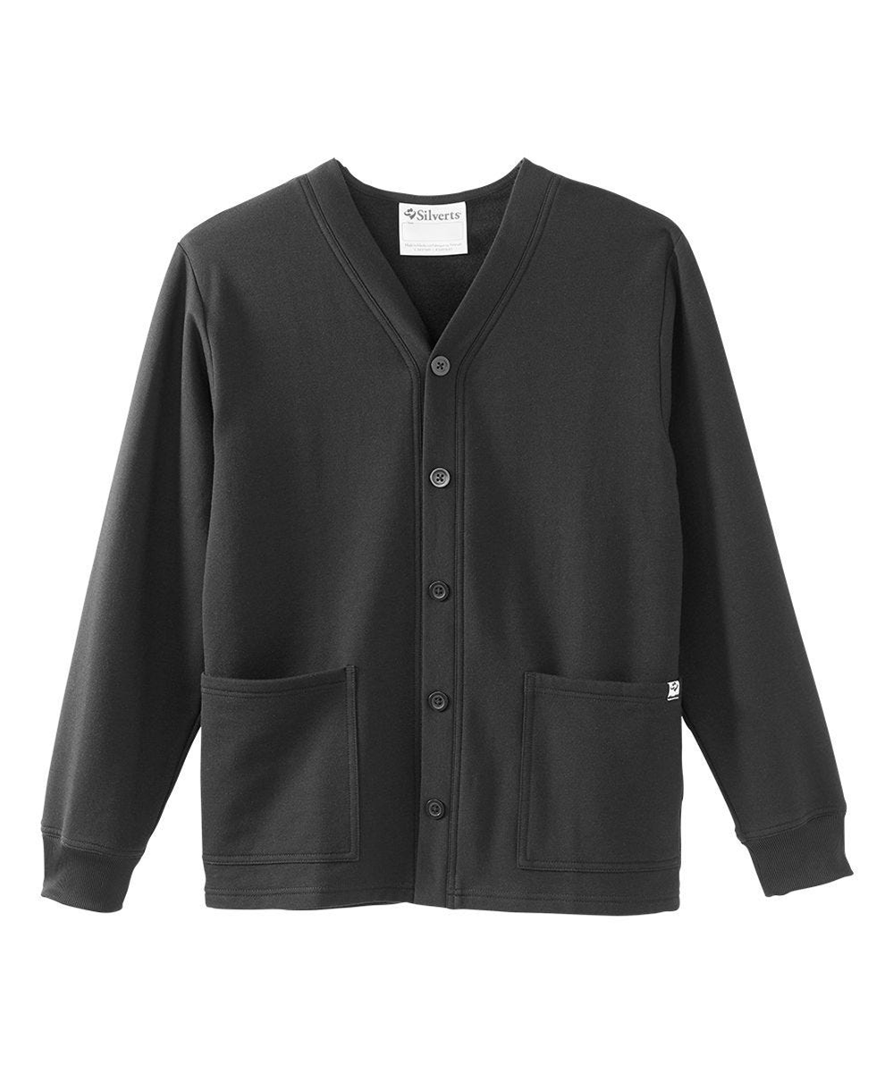 Open fleece cardigan discount